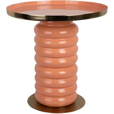 Leitmotiv Bijzettafel Ruby - Oranje - Ø41cm - Scandinavisch