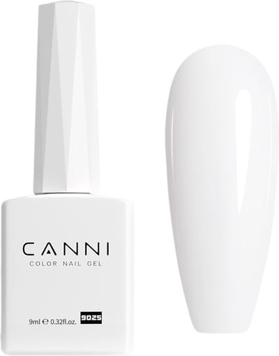 Canni UV Gellak Wit - 9 ml - Witte Gellak - Gellac Wit - Gellak Kleuren - Canni Gellak - Gellak Nagellak