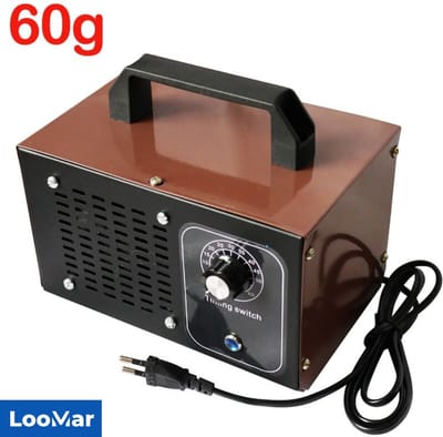 LooMar Ozon Generator - Ozongenerator Luchtreiniger - Luchtreiniger - Desinfectie - Sterilisatie - Sterilisator Elektrisch - 60g - Bruin