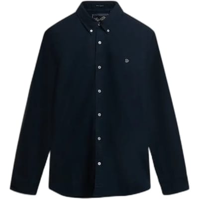 Superdry - Klassiek Oxford Overhemd met Lange Mouwen - Heren - Lange mouwen shirts