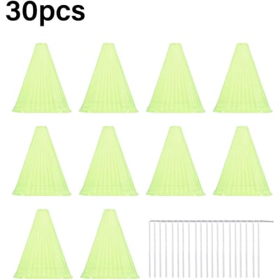 Cloche koepel voor planten Herbruikbare tuinklokken Plantenhoezen Vorstbescherming voor plantenkapkoepel beige
