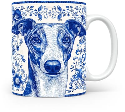 Mok Greyhound Beker voor koffie of tas voor thee, cadeau voor dierenliefhebbers, moeder, vader, collega, vriend, vriendin, kantoor, opa, oma, hond, kerst, sinterklaas, verjaardag