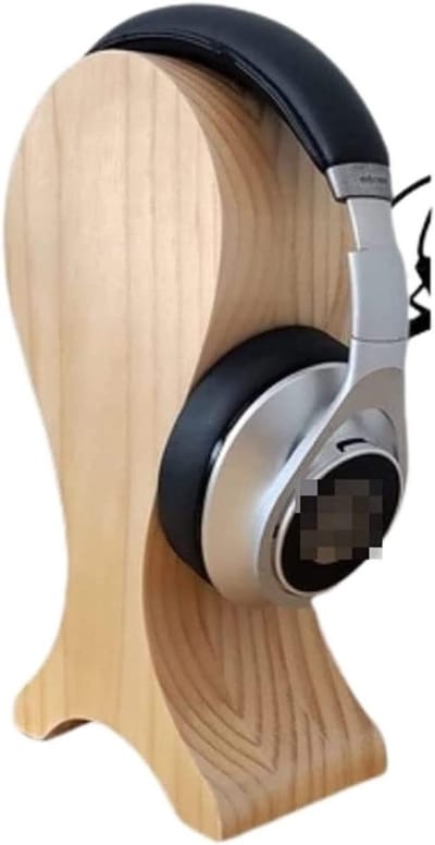 Koptelefoon Houder - Hoofdtelefoonstandaard Desktop - Bureau Organisatie - Massief Hout Design - 27.9 cm - Niet gespecificeerd