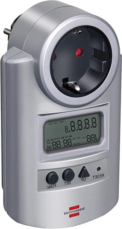 Energiekostenmeter - Digitale Stroomverbruiksmeter - Elektriciteitsmeter met Kostenberekening - LCD Display - Dubbel Tarief - Stopcontactmeter