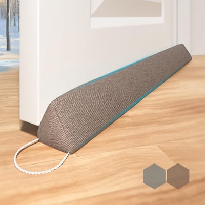 Unyqoos® Verzwaarde tochtstopper voor deuren en ramen met driehoekig ontwerp