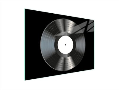 TMK ArtDeko - Snijplank van glas - 40x30 cm - Vinylpatroon - Veiligheidsglas