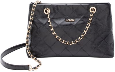 L.CREDI schoudertas Remalia Crossbody Bag Black zwart