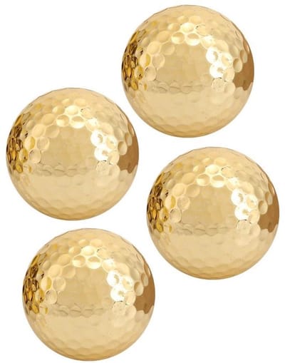 Allecto - Golfballen - Verguld - Voor Schommeloefeningen - Gouden