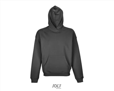 SOL'S Unisex Connor Oversized Hoodie L03813 - Mouse Grey (Solid) - L