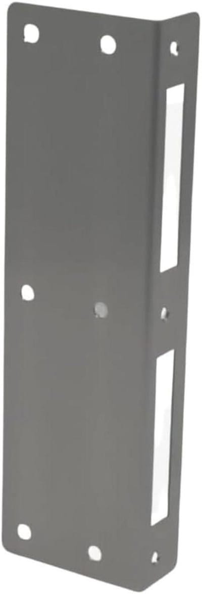 Sluitplaat Deur - Reparatieplaat - Extra Veiligheid - Roestvrij Staal - 200 mm - Zilverkleurig