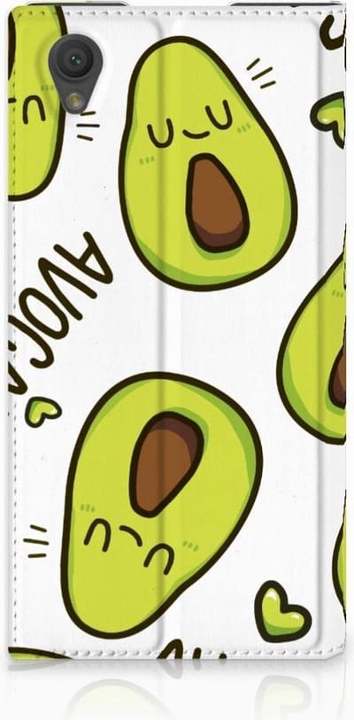 Standcase Hoesje voor Sony Xperia L1 Magnet Case Avocado Singing
