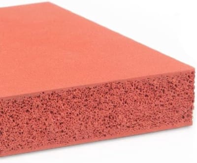 Schuimrubber Plaat - Sponsrubber Vel - Waterdicht Afdichten - Hoge Temperatuur Bestendig - 500x500 Mm - Zwart