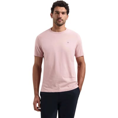 No Excess T-Shirt Crewneck Solid Basic Light Mauve  2XL