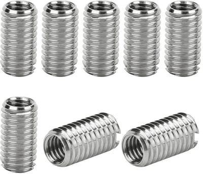 Dailygoods- Verloopmoer 10-delig - Roestvrij Staal - Draadinzetstukken - Mannelijke/Vrouwelijke Draad - Reparatiegereedschap - Industrieel Gebruik - Draadinzetstuk