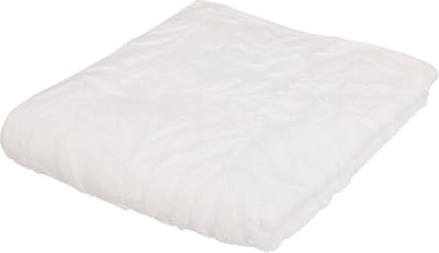 Atmosphera Badlaken / Handdoek Cisel - Katoen - Wit - 100 x 150 cm