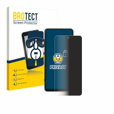 BROTECT - privacy screenprotector voor Motorola Moto G Power (2026) - Folie Beschermfolie Blauwlichtfilter