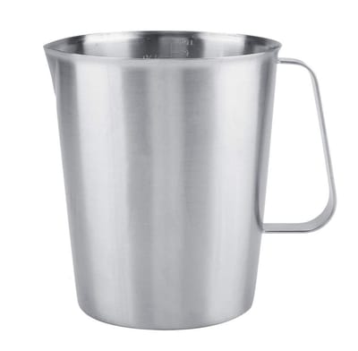 Dailygoody - Grote Roestvrijstalen Maatbeker - Melkopschuimer voor Koffie - Druppelloze Tuit - 2000ml - Voor Latte Kunst - Handig in Gebruik
