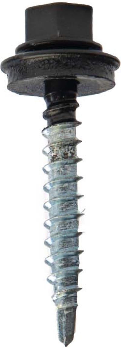 Wovar Dakpanplaatschroeven Zwart Verzinkt 4.8 x 20 mm | Doos 100 stuks | Dakschroeven