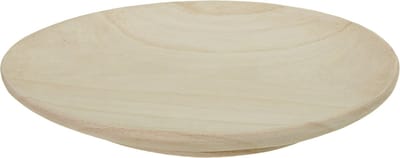 Othmar Decorations kaarsenbord/decoratie schaal - hout - D20 x H2 cm