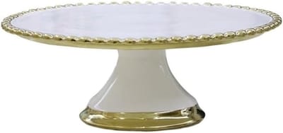 Taartstandaard - Desserttafel - Afternoon tea - Elegante toevoeging - Klein formaat - Wit
