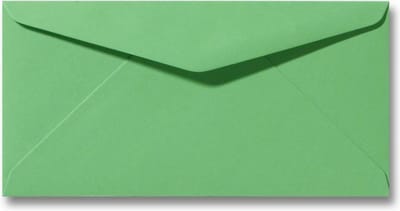 Envelop 11 x 22 cm Weidegroen 60 stuks