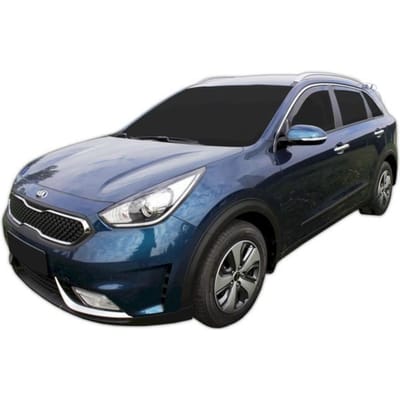Déflecteurs d'air - J&J AUTOMOTIVE - Kia Niro 2016-2022 - Fumé - Acrylique renforcé - Installation facile