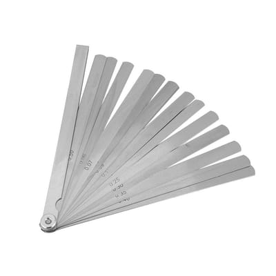 Dailygoods- Voelermaat 200 Mm - Stalen Voelermaat - Dubbel Gemarkeerd - Meetgereedschap - Hoogwaardige Nauwkeurigheid - Lichtgewicht 99 G - Diktevoeler