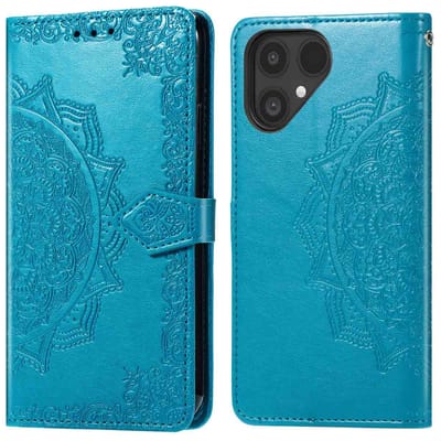 imoshion Hoesje - Geschikt voor Fairphone 6 / Fairphone 6+ - Mandala Bookcase - Turquoise