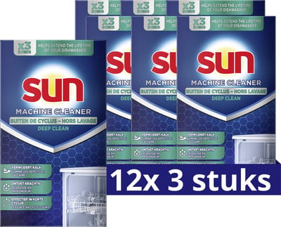 Sun Machinereiniger - Out-Wash - 36 Stuks - Voordeelverpakking