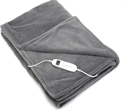 RONN® Elektrische Deken 2 Persoons - Elektrische Deken - Deken - Lichtgrijs - ‎180cm x 160cm x 2cm