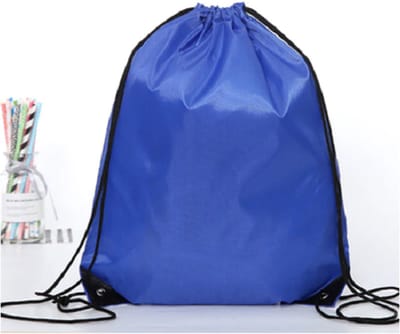 New Age Devi - Gymtas Met Rijgkoord - Nylon Rugzakjes – Nylon Rugzak –  Blauw