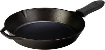 Gietijzeren Bakvorm met Silicone Handgreep 30 cm - Perfect voor Koken en Bakken