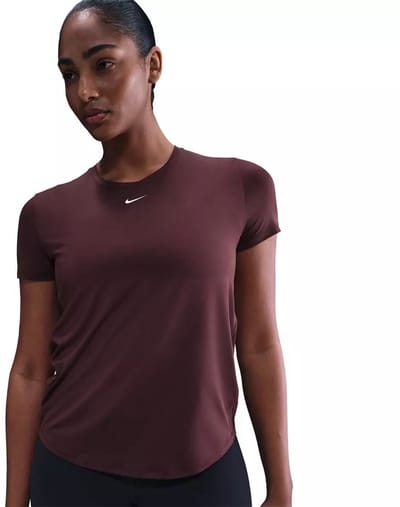 NIKE - one classic women's dri-fit sh - Training t-shirt korte mouw dames - Oranje