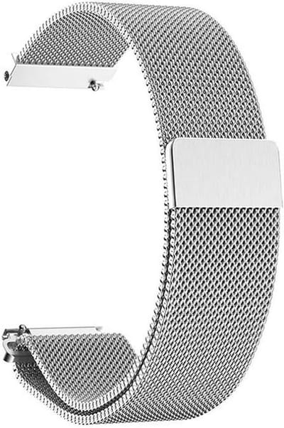 Dailygoods- Horlogeband Verstelbare Magnetische Sluiting - Mesh Geweven - Roestvrij Staal - Snelsluiting - Geschikt voor Mannen/Vrouwen - Glad en Zijdeachtig - Horlogearmband