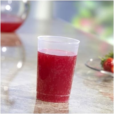 PAPSTAR Drinkbekers, herbruikbaar 0,2 l Ø 6,5 cm · 9,6 cm transparant onbreekbaar - 200 Stuks (20x10)