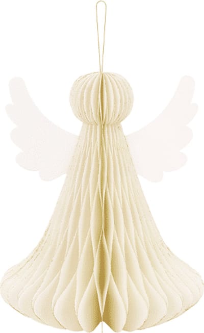 PartyDeco - Honeycomb engel (24 cm)