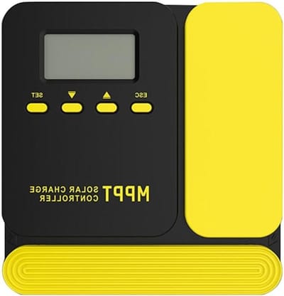 Zonne Laadregelaar - Batterij Lader - Energie Management - MPPT Technologie - 12V 24V - Grijs