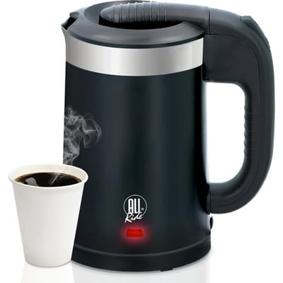 All Ride Waterkoker - 0,5L - 24V - 300W - Droogkookbeveiliging - Zwart