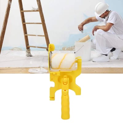 Dailygoods- Verfroller Eenvoudig - Edger/Roller - Verfkwasten - Afplaktape - Verfbak - Handbediend Systeem - Verfkwast