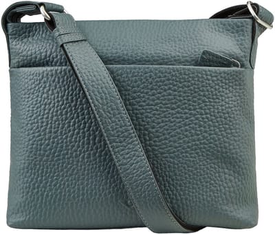 VOi schoudertas Hirsch Bristol Crossover Bag Mint blauwgrijs