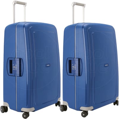 Samsonite S'Cure Spinner 75cm Duo Pack Dark Blue