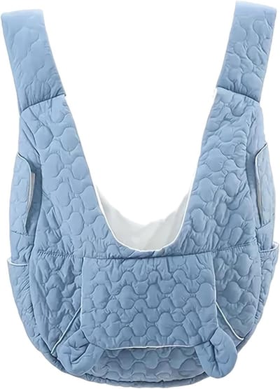 Huisdier Draagtas - Reisrugzak Huisdier - Comfortabel Reizen - Ademend Ontwerp - 32x24x10 cm - Blauw