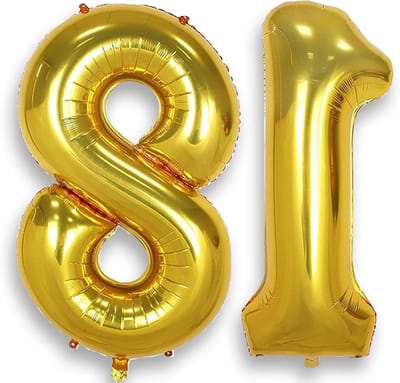 Folie Nummer Ballon - Grote Ballon - Verjaardag Vieren - Gouden Folie - 40 Inch - Goud