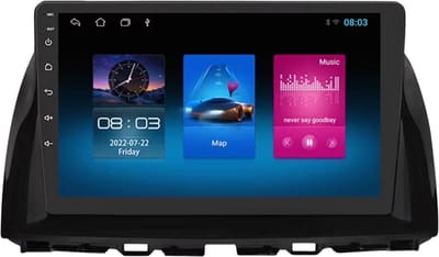 Autoradio met bluetooth - Carplay - Voor Mazda CX5 CX-5 CX 5 (2012-2015) - Geschikt voor Apple en Android - Stereo - Navigatie - Navigatiesysteem auto - 1GB 16GB