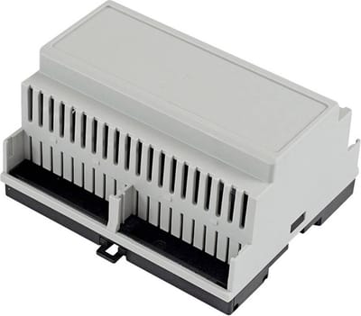Hammond Electronics DIN-rail-behuizing 90 x 105 x 58 Polycarbonaat Lichtgrijs 1 stuk(s)