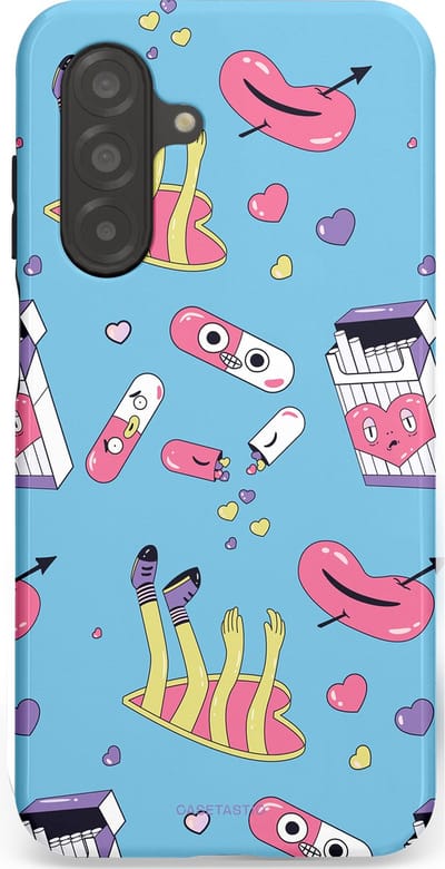 Casetastic Hoesje Geschikt voor Samsung A26 - Stijlvolle Beschermende Duo-layer Case - Liefdespil