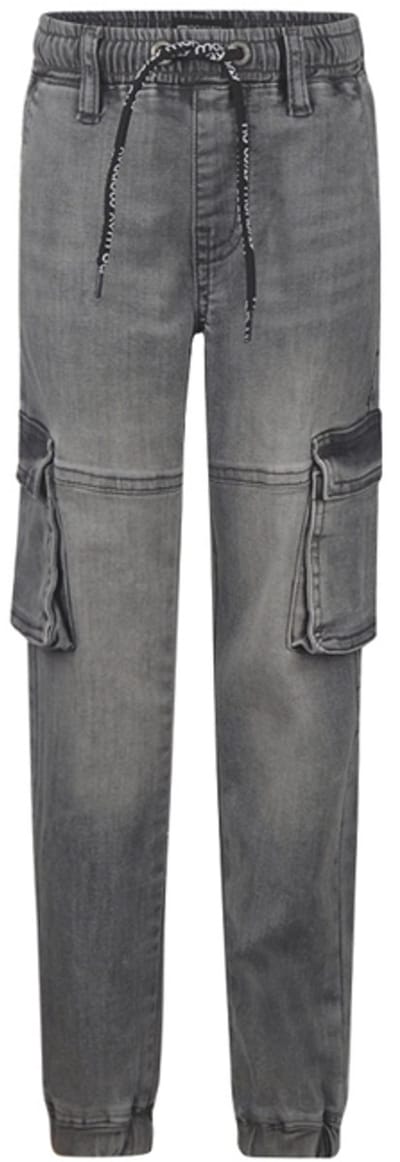 No Way Monday-Jongens Jeans-joggingbroek-Grey jeans