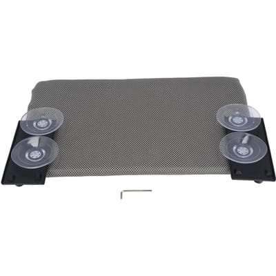 Perchoir de fenêtre pour chat Hamac de fenêtre pliable avec cadre en acier inoxydable Fixation par ventouses puissantes Chat