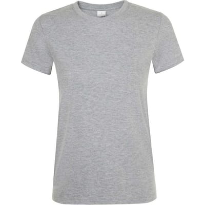 SOLS Dames/Dames Regent Melange T-Shirt (Grijze Melange)