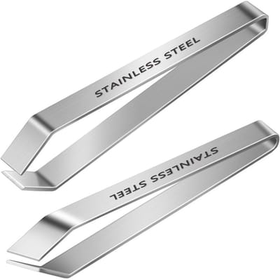 EXCITAT 2 stuks - Tangen - Keukentangen - RVS tangen - Geschikt voor keuken, tuin, kantoor, restaurant - Zilver